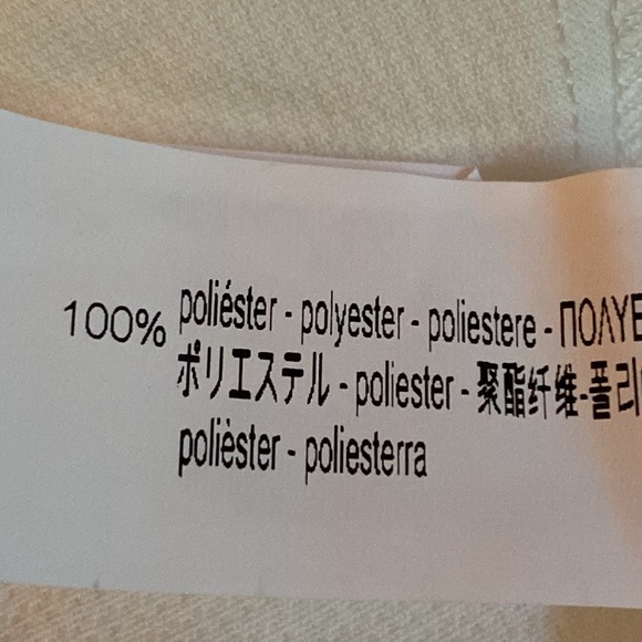 NWT. Zara Oyster-White Midi Dress with Belt. Size L. - Picture 10 of 11